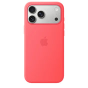 iPhone 17 Pro Max Silicone Case with MagSafe – Bright Guava - iSTYLE.ro