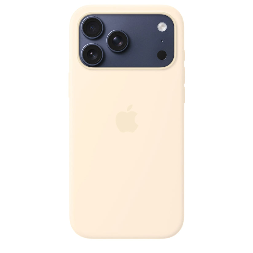 iPhone 17 Pro Max Silicone Case with MagSafe – Vanilla - iSTYLE.ro