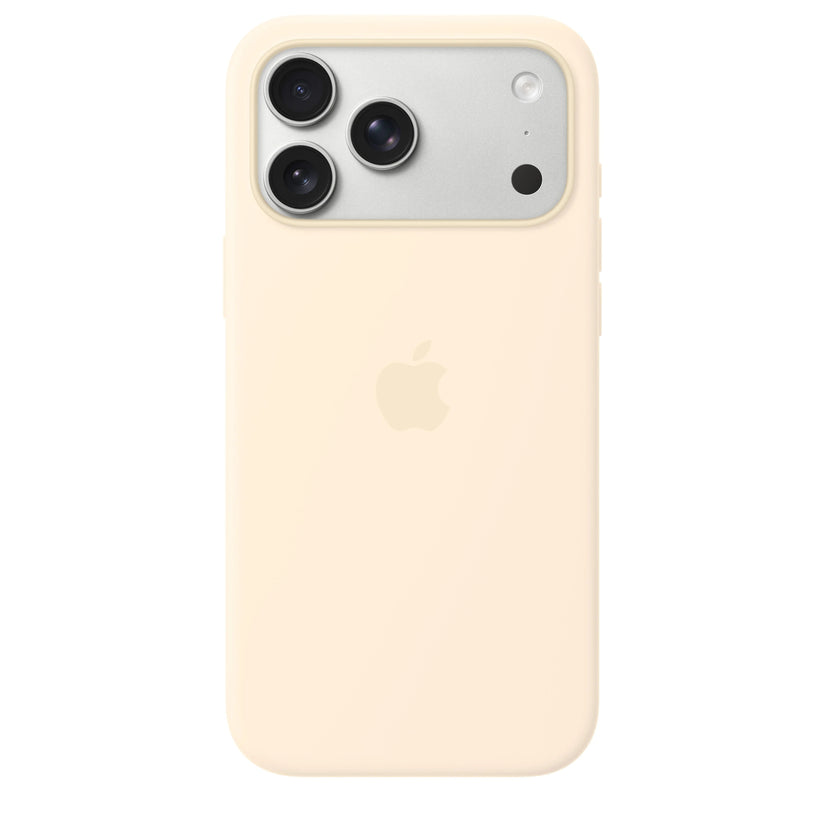 iPhone 17 Pro Max Silicone Case with MagSafe – Vanilla - iSTYLE.ro