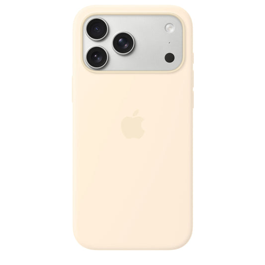 iPhone 17 Pro Max Silicone Case with MagSafe – Vanilla - iSTYLE.ro