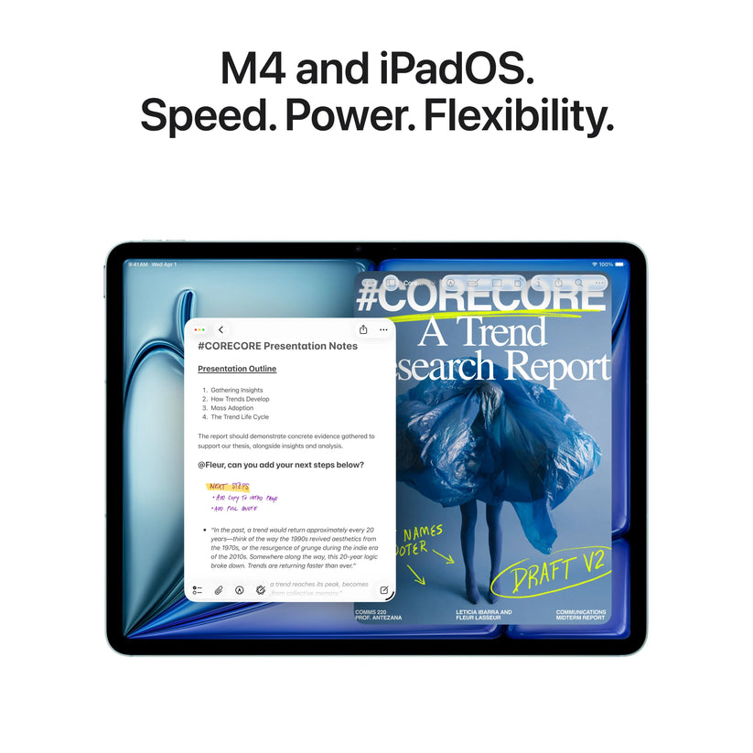 11-inch iPad Air Wi-Fi + Cellular 128GB - Blue (M4) - iSTYLE.ro