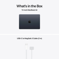 13-inch MacBook Air: Apple M5 chip with 10-core CPU and 8-core GPU, 512GB SSD - Midnight - iSTYLE.ro