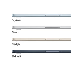 13-inch MacBook Air: Apple M5 chip with 10-core CPU and 8-core GPU, 512GB SSD - Sky Blue - iSTYLE.ro