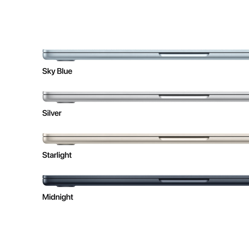 13-inch MacBook Air: Apple M5 chip with 10-core CPU and 10-core GPU, 1TB SSD - Sky Blue - iSTYLE.ro
