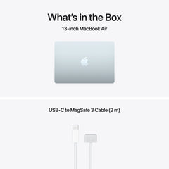 13-inch MacBook Air: Apple M5 chip with 10-core CPU and 10-core GPU, 1TB SSD - Sky Blue - iSTYLE.ro