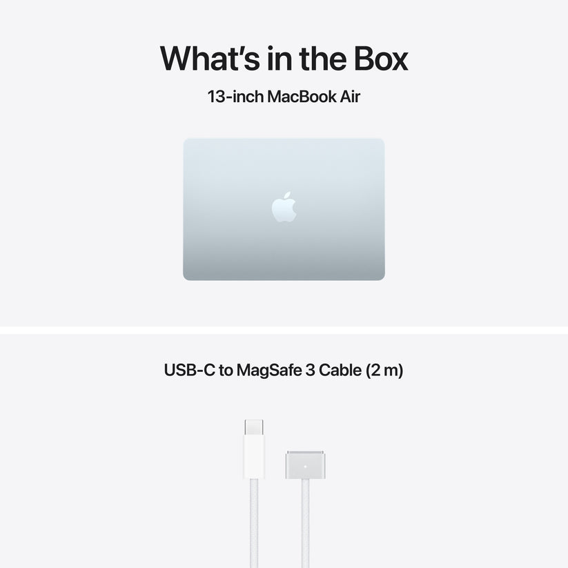 13-inch MacBook Air: Apple M5 chip with 10-core CPU and 10-core GPU, 1TB SSD - Sky Blue - iSTYLE.ro