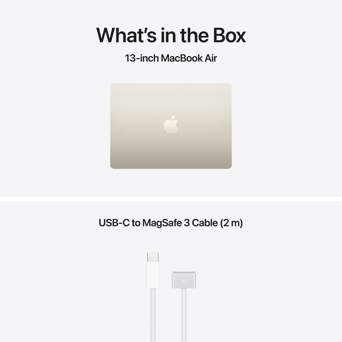 13-inch MacBook Air: Apple M5 chip with 10-core CPU and 10-core GPU, 1TB SSD - Starlight - iSTYLE.ro