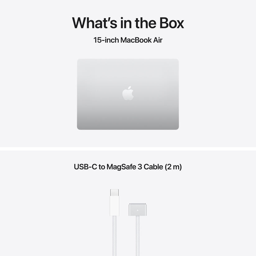 15-inch MacBook Air: Apple M5 chip with 10-core CPU and 10-core GPU, 1TB SSD - Silver - iSTYLE.ro