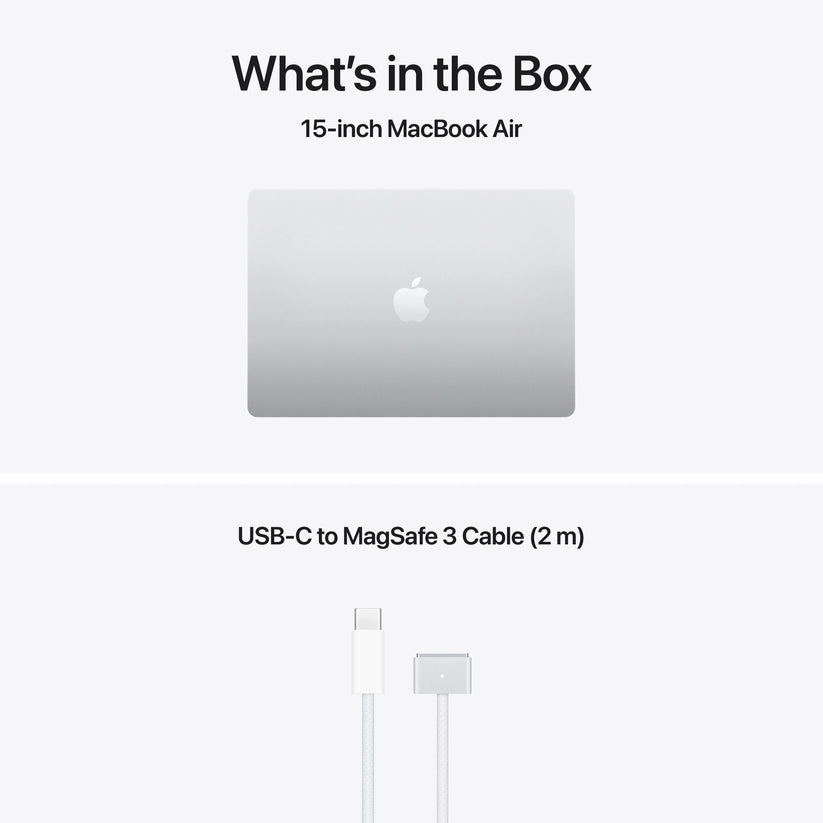 15-inch MacBook Air: Apple M5 chip with 10-core CPU and 10-core GPU, 1TB SSD - Silver - iSTYLE.ro