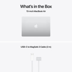 15-inch MacBook Air: Apple M5 chip with 10-core CPU and 10-core GPU, 1TB SSD - Silver - iSTYLE.ro