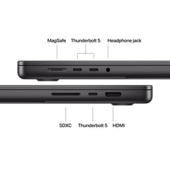 16-inch MacBook Pro: Apple M5 Max chip with 18-core CPU and 40-core GPU, 2TB SSD - Space Black - iSTYLE.ro
