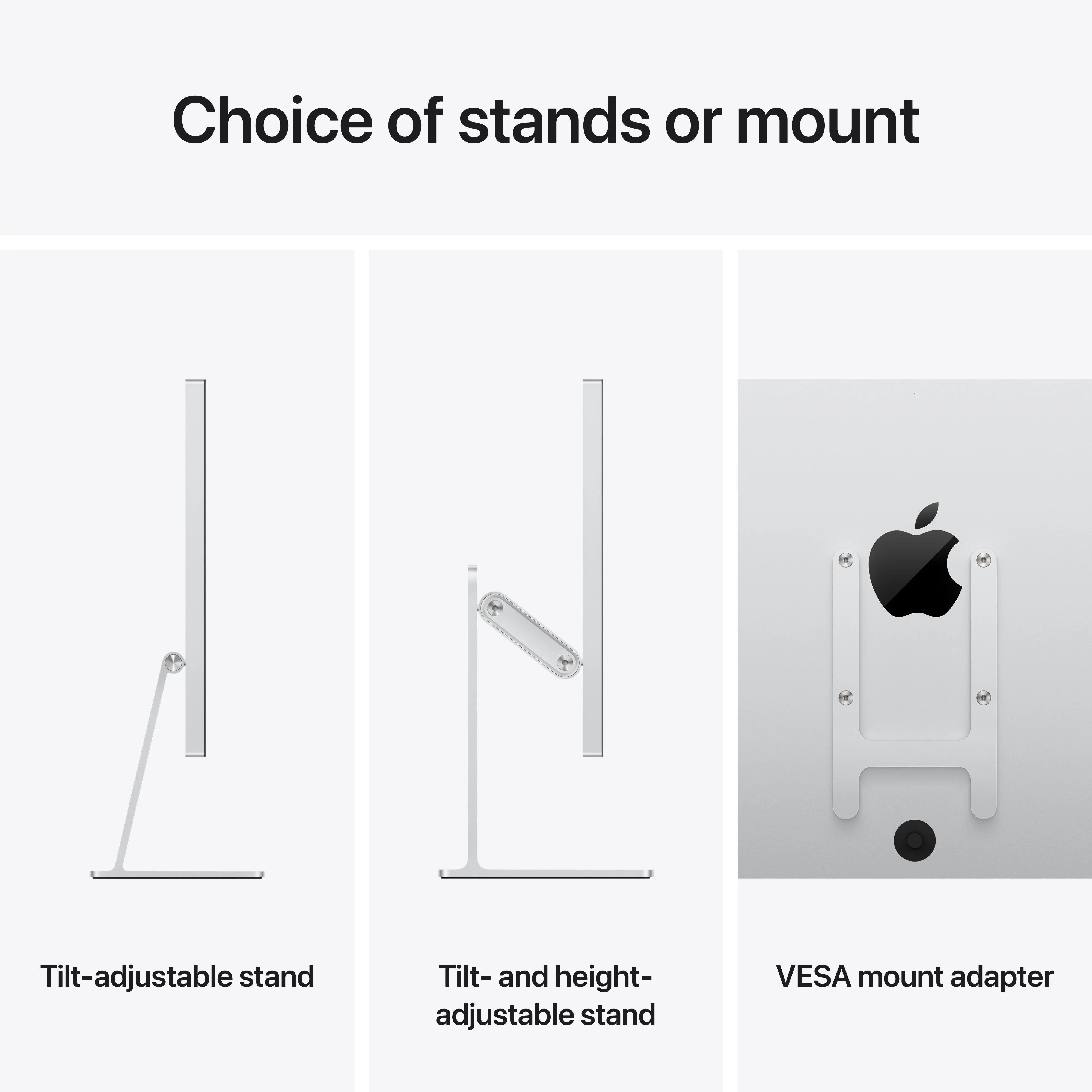 Monitor Studio Display, Sticlă standard, Suport reglabil în