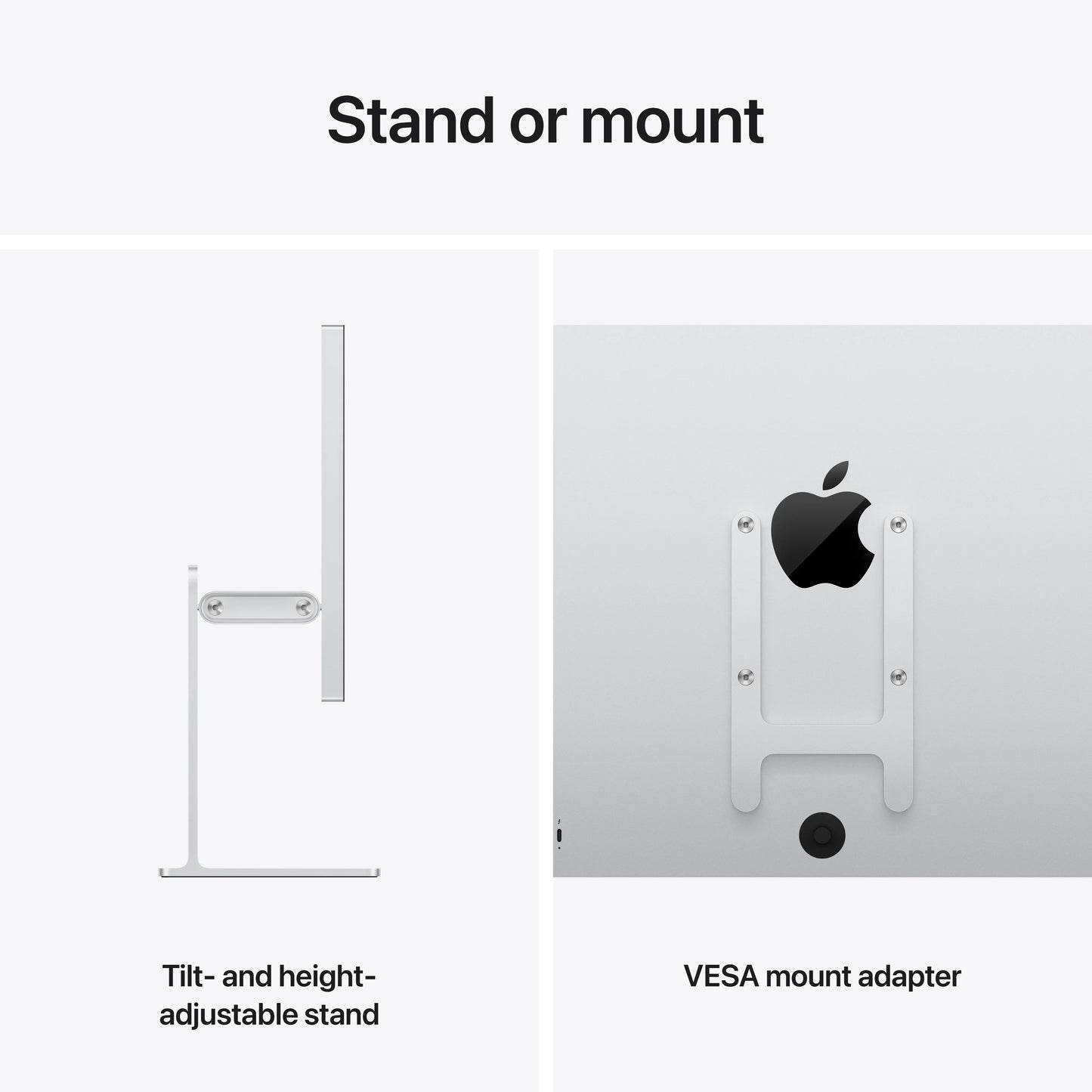 Studio Display XDR - Nano-texture glass - Tilt- and height-adjustable stand - iSTYLE.ro