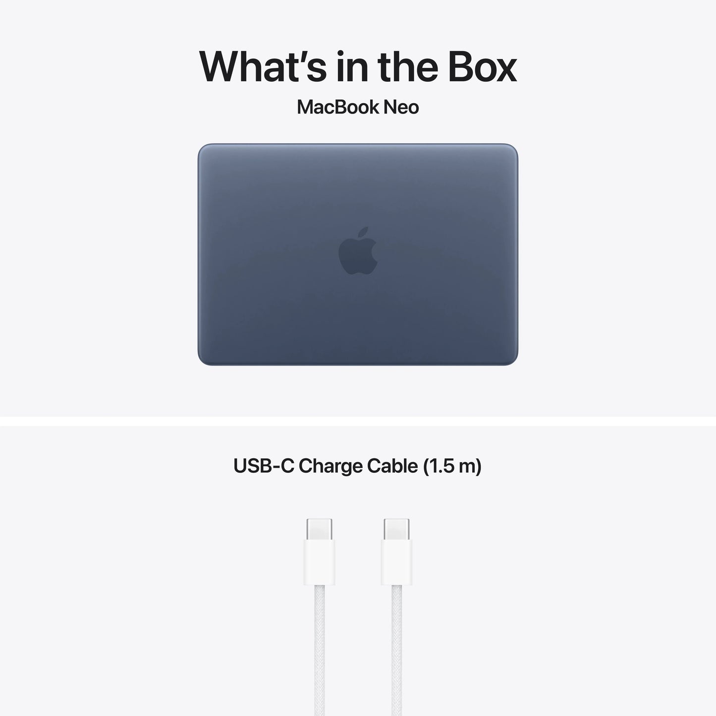 13-inch MacBook Neo: Apple A18 Pro chip with 6‑core CPU and 5‑core GPU, Magic Keyboard with Touch ID, 512GB SSD - Indigo - iSTYLE.ro