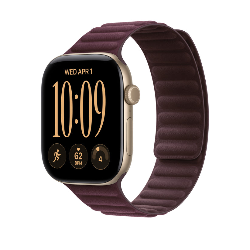 46mm Burgundy Magnetic Link - S/M - iSTYLE.ro