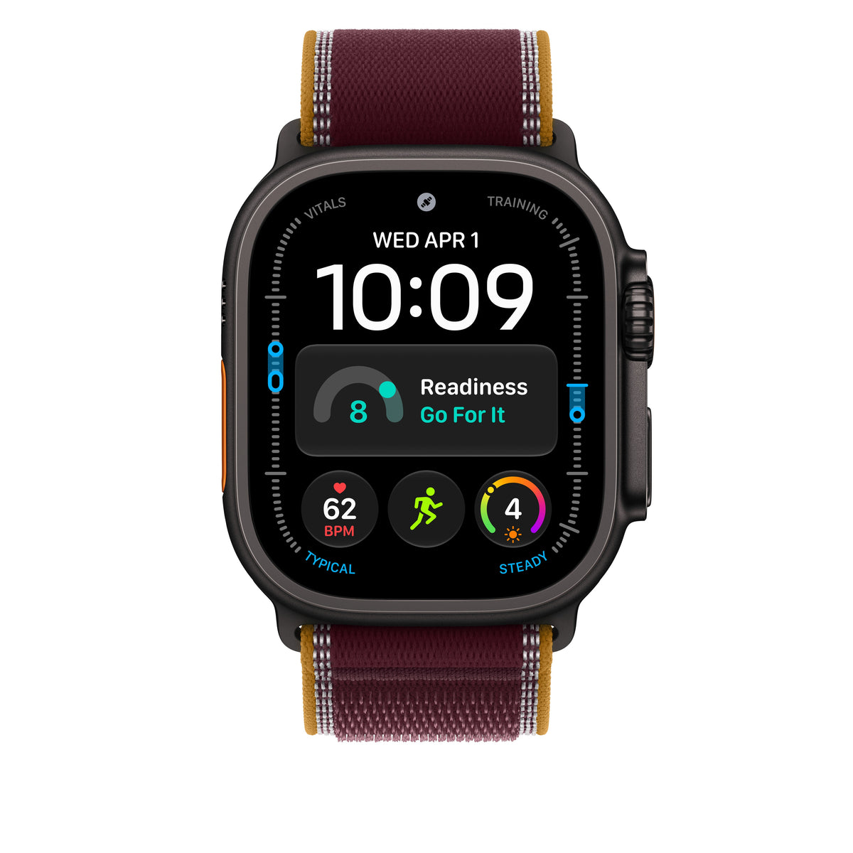 49mm Burgundy Trail Loop - S/M - Black Titanium Finish - iSTYLE.ro