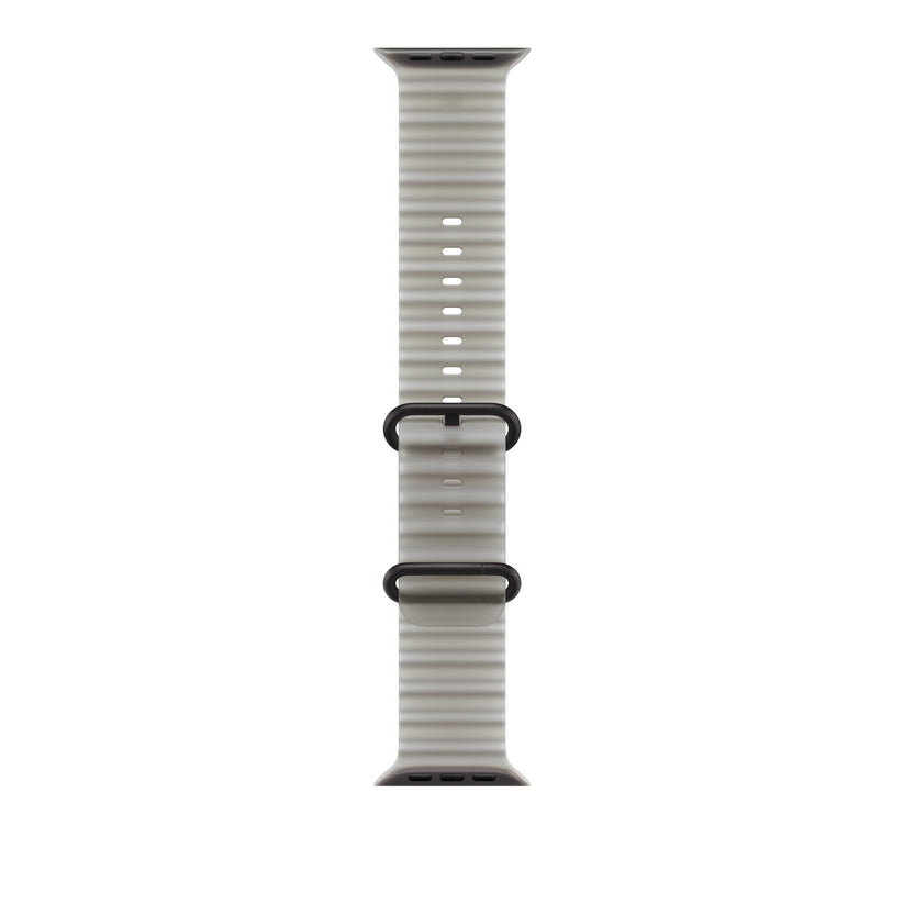 49mm Translucent Grey Ocean Band - Black Titanium Finish - iSTYLE.ro