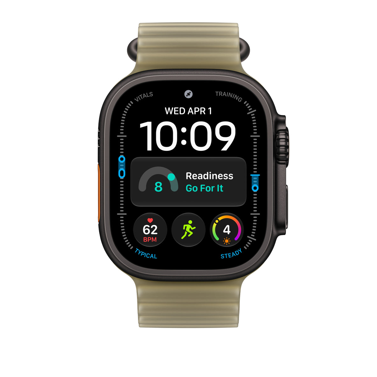 49mm Translucent Kelp Ocean Band - Black Titanium Finish - iSTYLE.ro