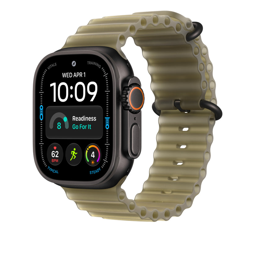 49mm Translucent Kelp Ocean Band Extension - Black Titanium Finish - iSTYLE.ro