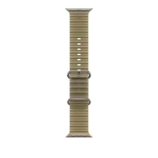 49mm Translucent Kelp Ocean Band - Natural Titanium Finish - iSTYLE.ro