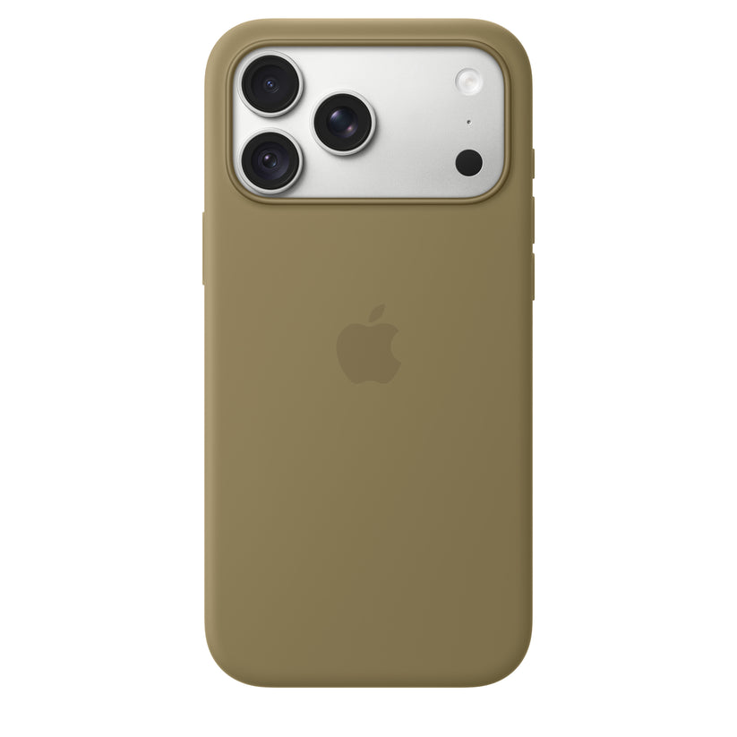 iPhone 18 Pro Max Silicone Case with MagSafe - Olive - iSTYLE.ro