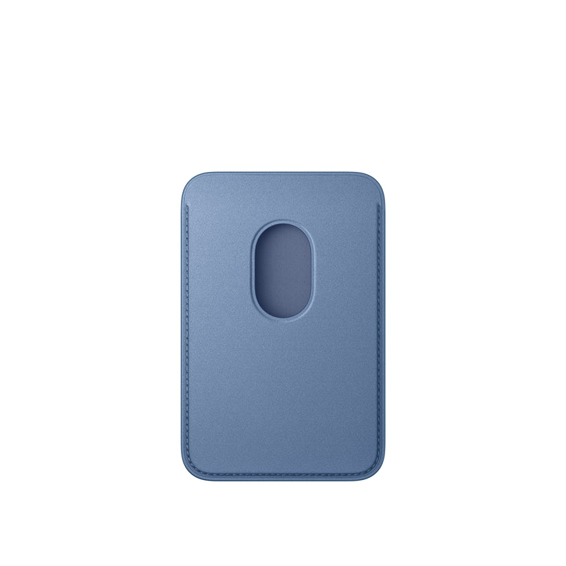 iPhone FineWoven Wallet with MagSafe – Wildflower Blue - iSTYLE.ro