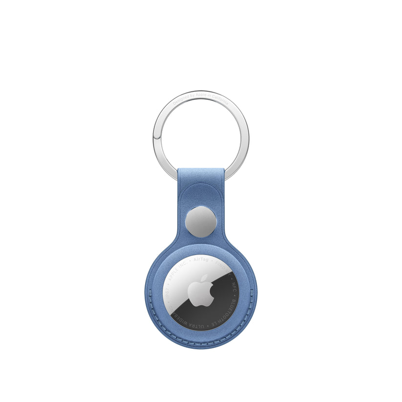 AirTag FineWoven Key Ring - Wildflower Blue - iSTYLE.ro