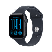 Apple Watch SE 3 GPS 44mm Midnight Aluminium Case with Navy Blue Sport Band - S/M - iSTYLE.ro