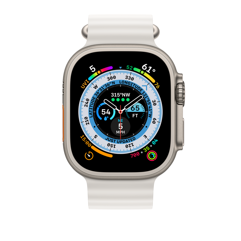Extensie Curea Apple pentru Apple Watch 49mm Band: White Ocean Band Extension - iSTYLE RO