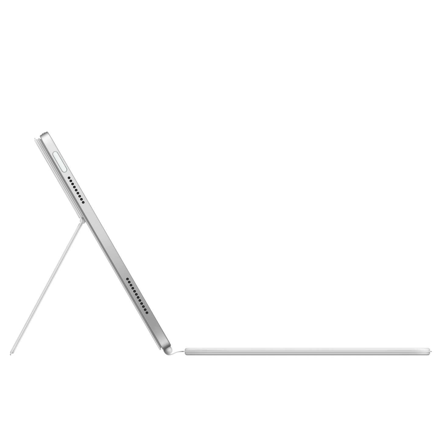 Husa cu tastatura Apple Magic Keyboard pentru iPad, Alb, layout US - iSTYLE RO