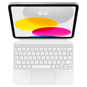 Husa cu tastatura Apple Magic Keyboard pentru iPad, Alb, layout US - iSTYLE RO