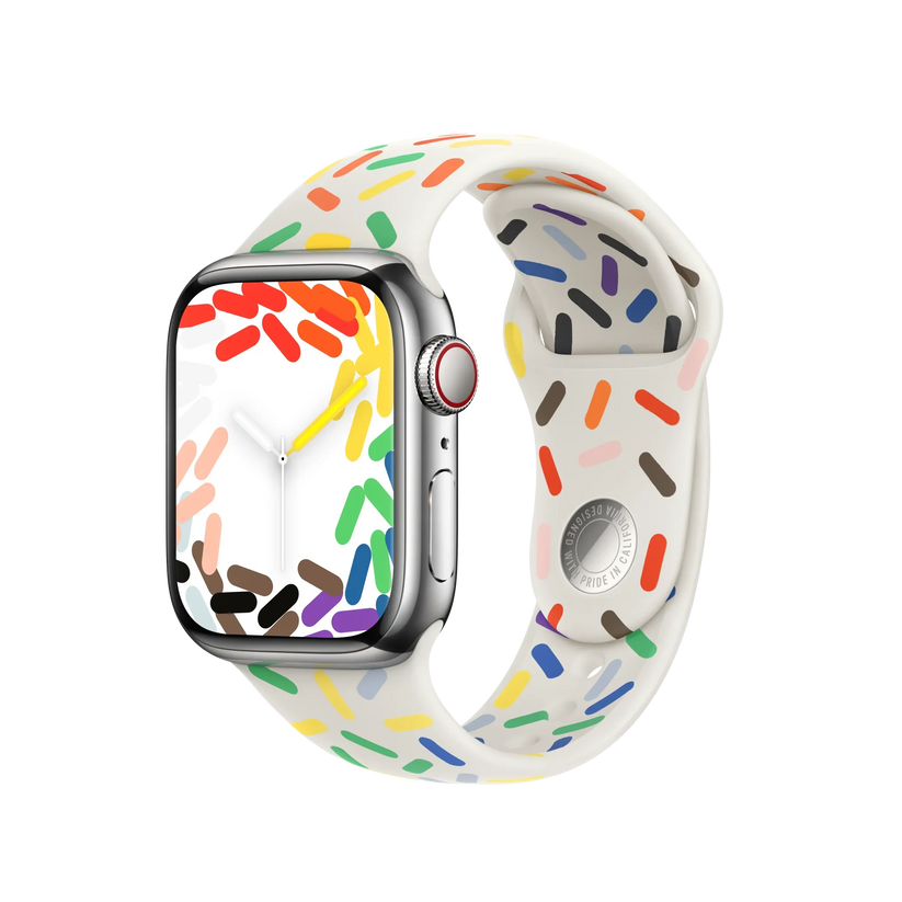 Curea Apple pentru Apple Watch 41mm Pride Edition Sport‚àö√§Band - S/M - iSTYLE RO