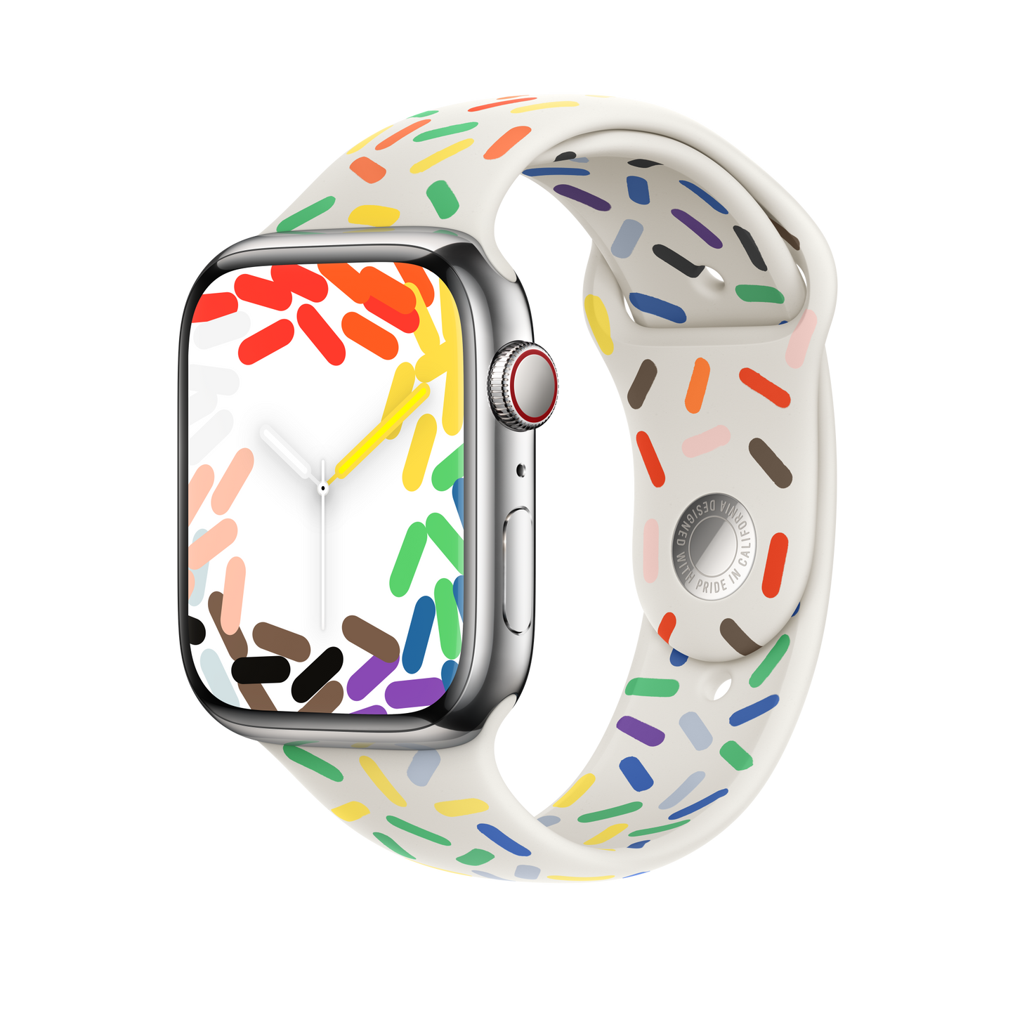 Curea Apple pentru Apple Watch 45mm Pride Edition Sport Band - S/M - iSTYLE RO