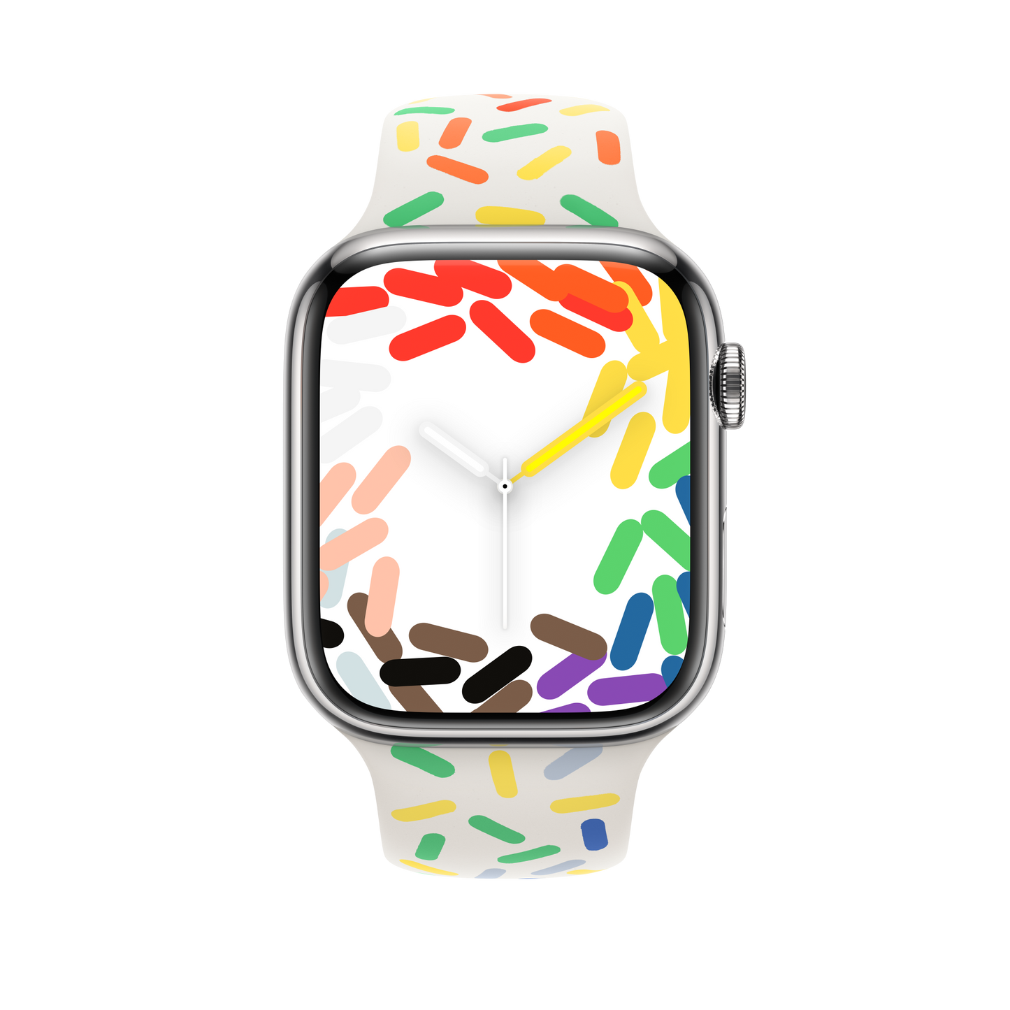 Curea Apple pentru Apple Watch 45mm Pride Edition Sport Band - S/M - iSTYLE RO