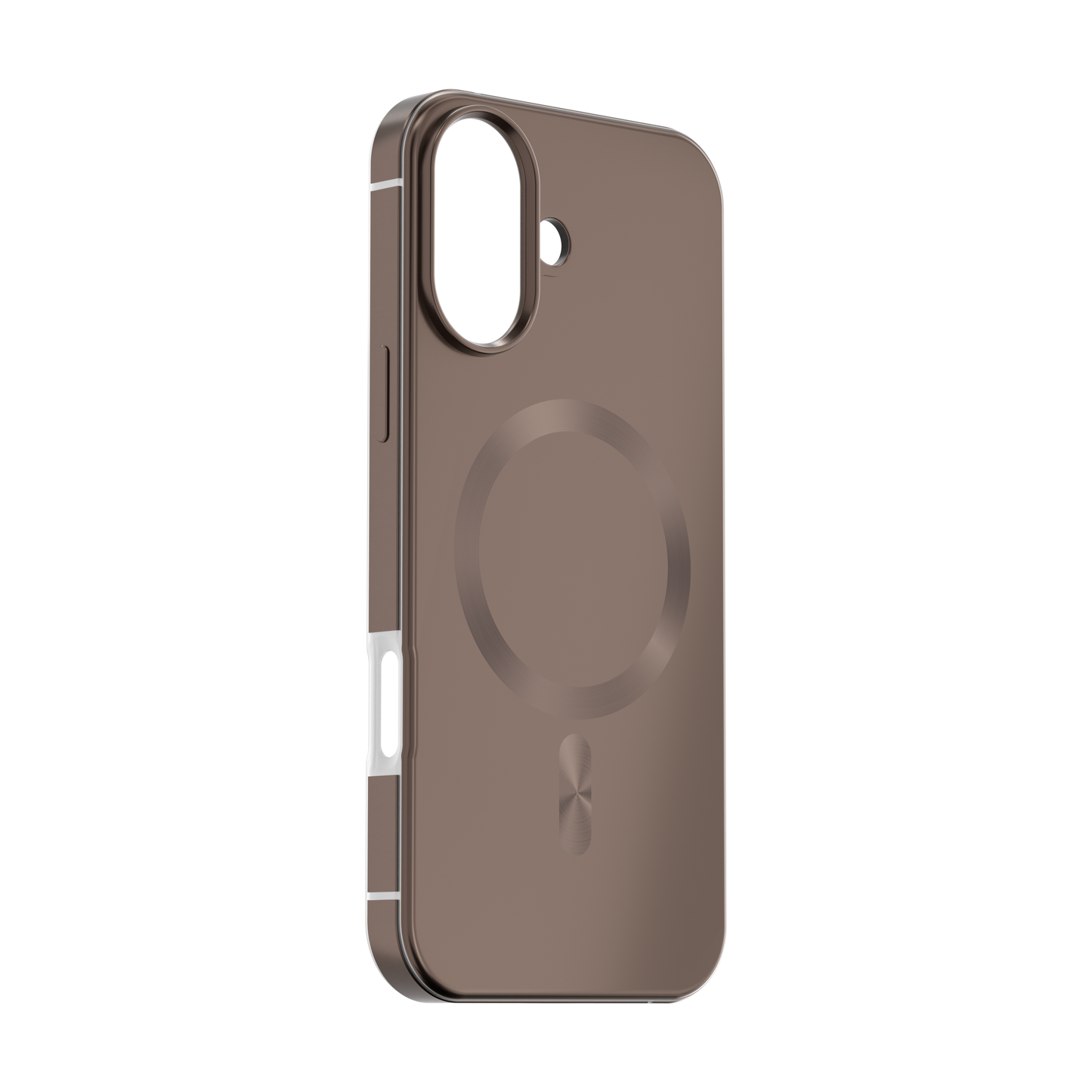 Husa de protectie NOA Hibrid pentru iPhone 17, MagSafe, Roz Cupru
