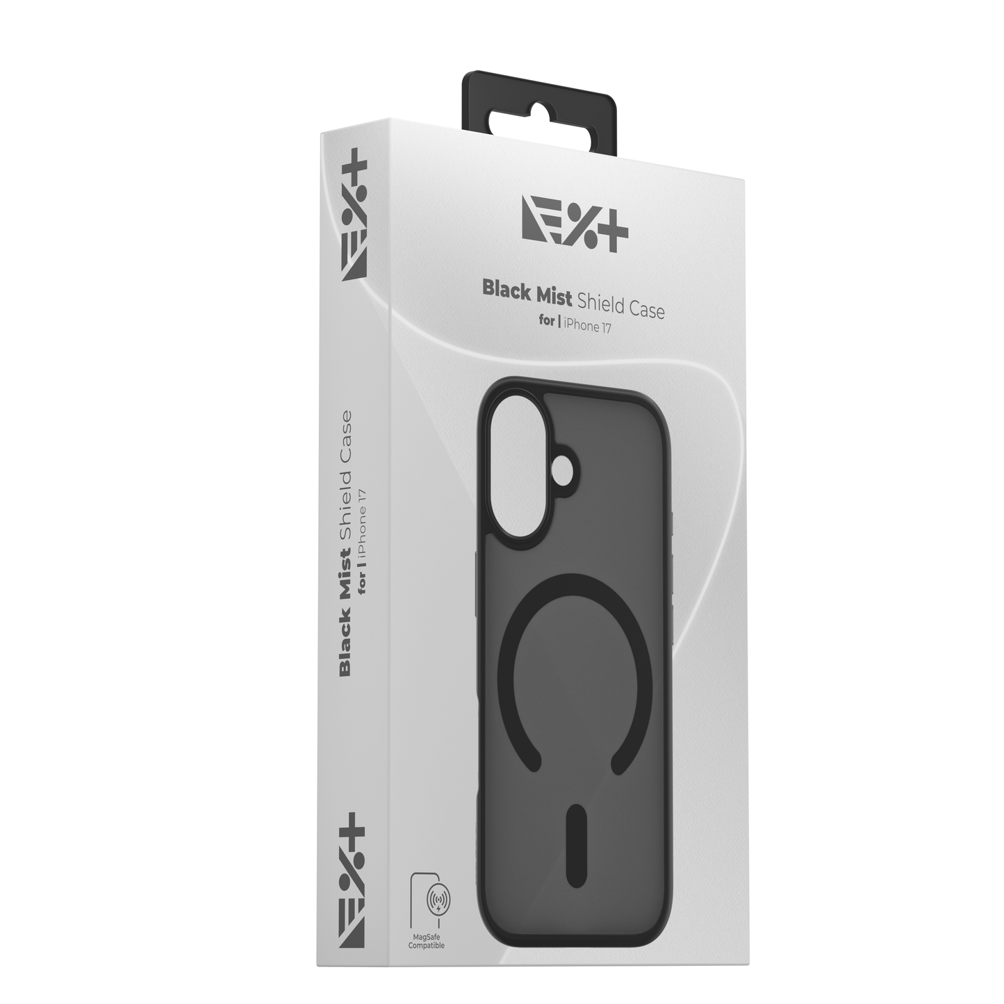Husa de protectie NOA Mist Shield cu MagSafe pentru iPhone 17, Negru