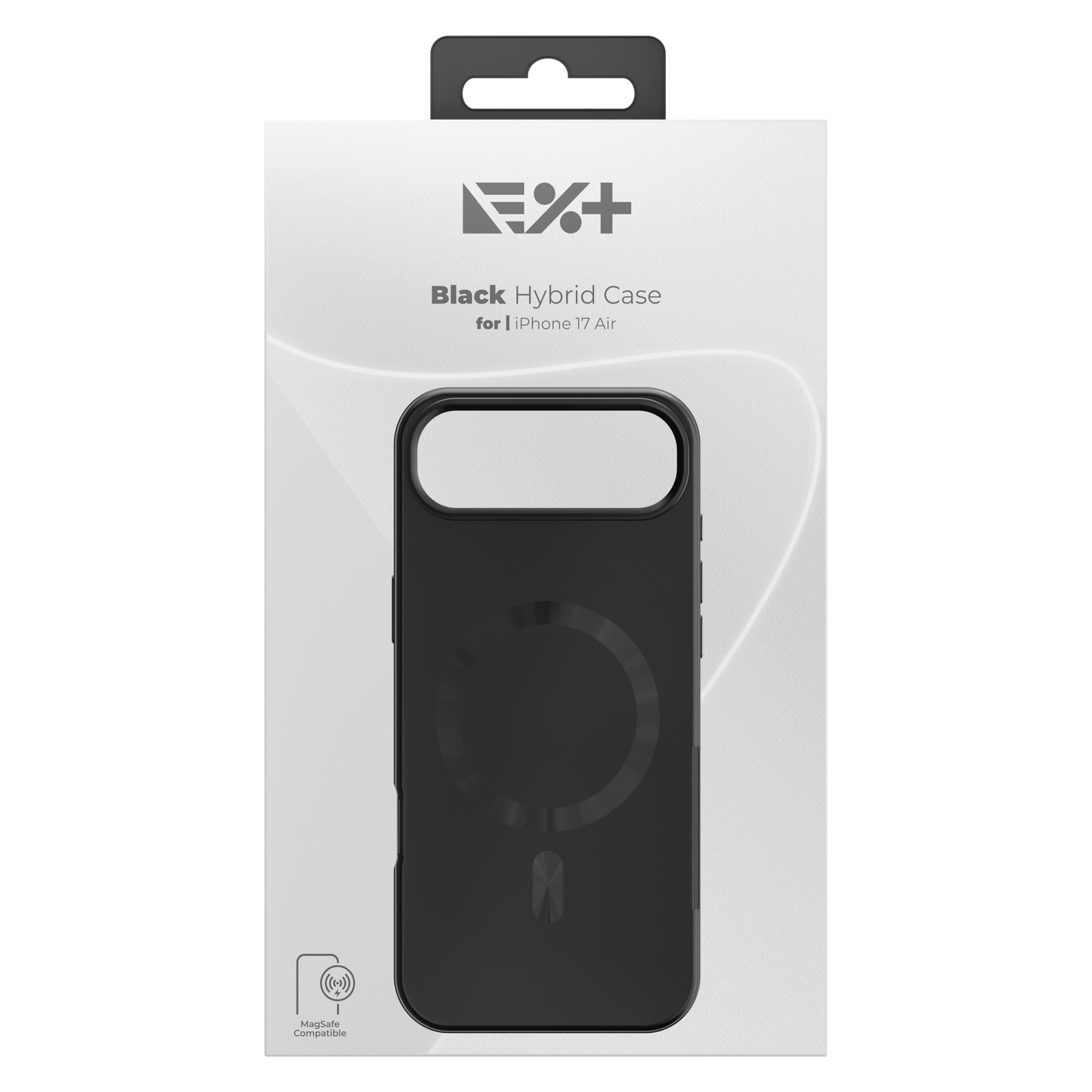 Husa de protectie NOA Hibrid pentru iPhone Air, MagSafe, Negru