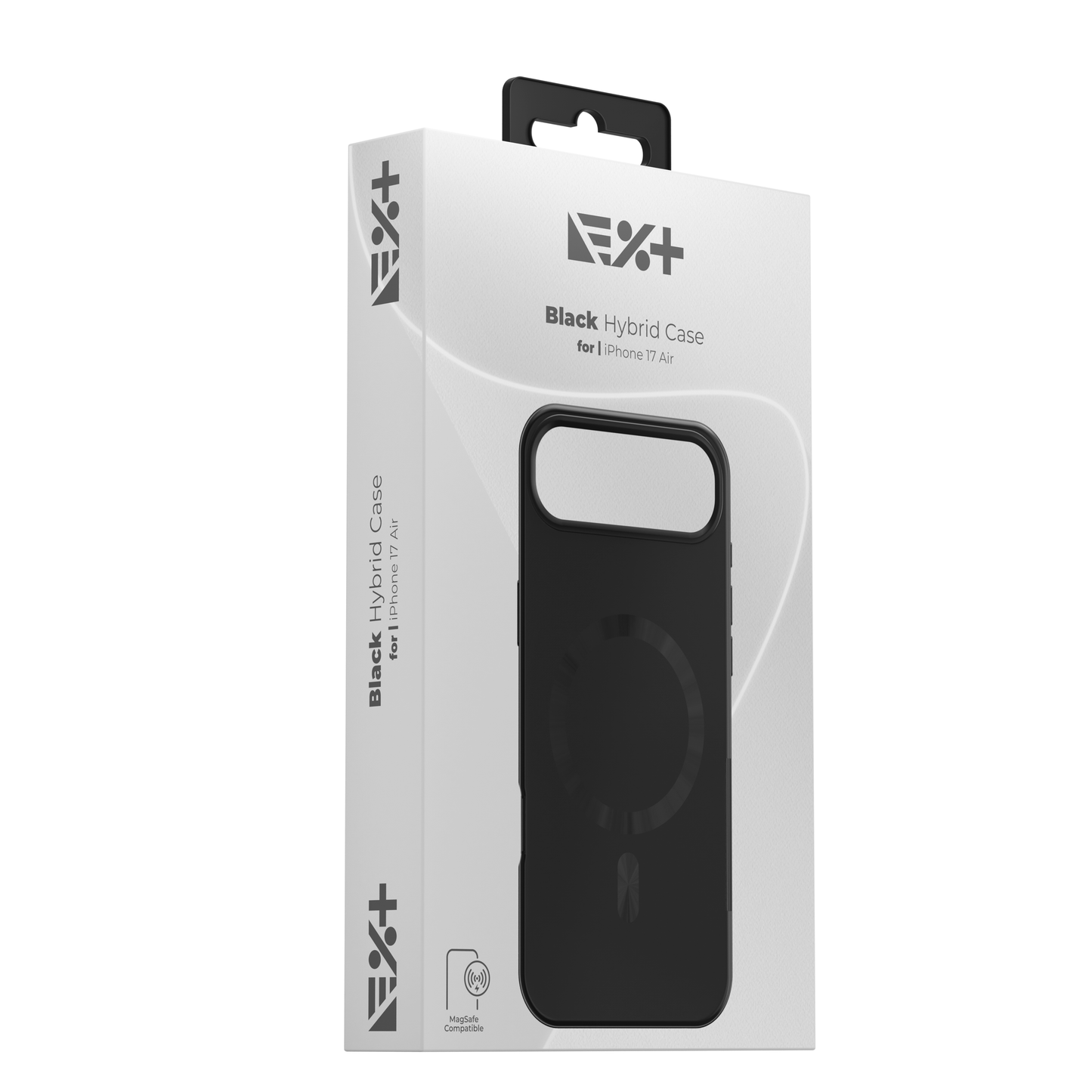 Husa de protectie NOA Hibrid pentru iPhone Air, MagSafe, Negru