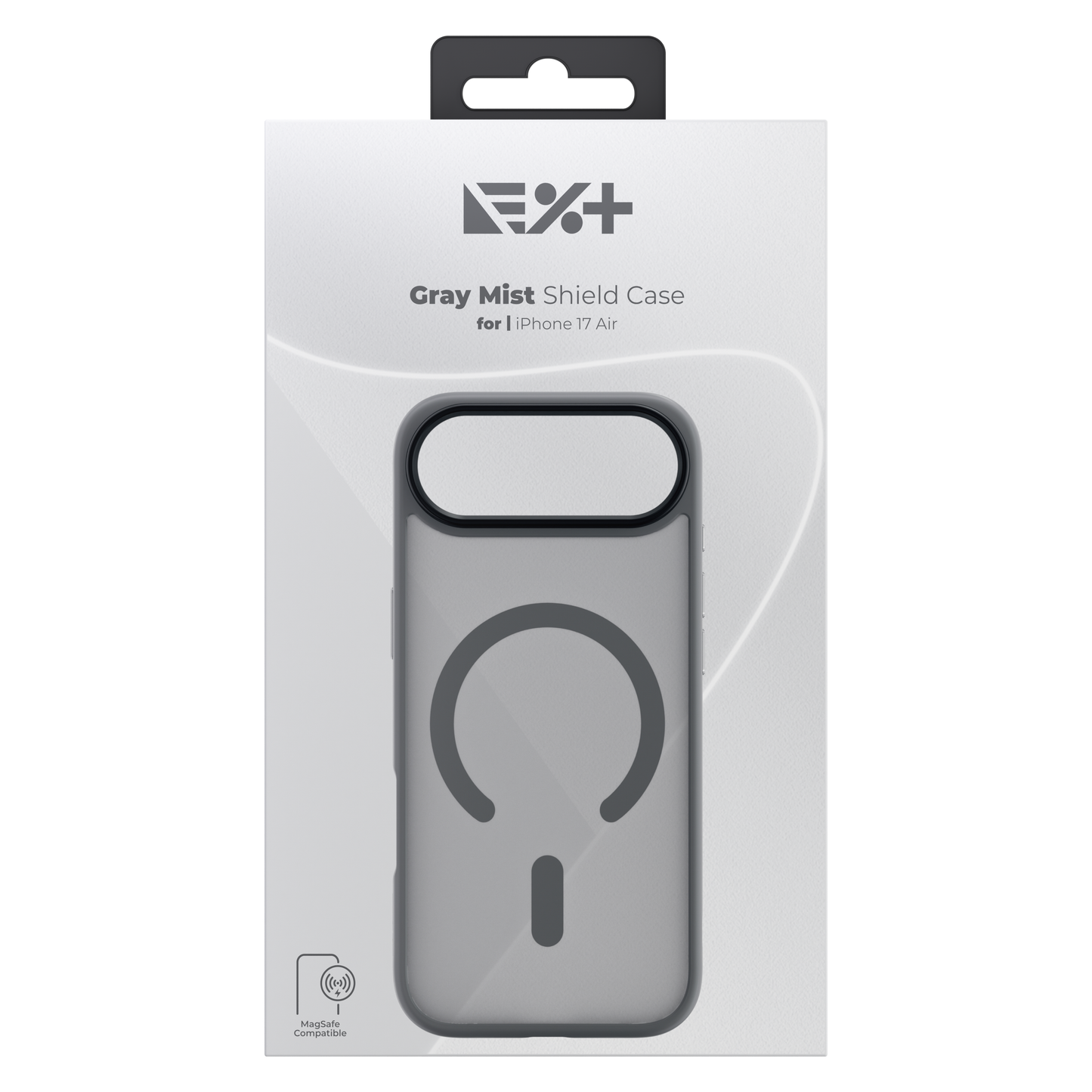 Husa de protectie NOA Mist Shield cu MagSafe pentru iPhone Air, Gri