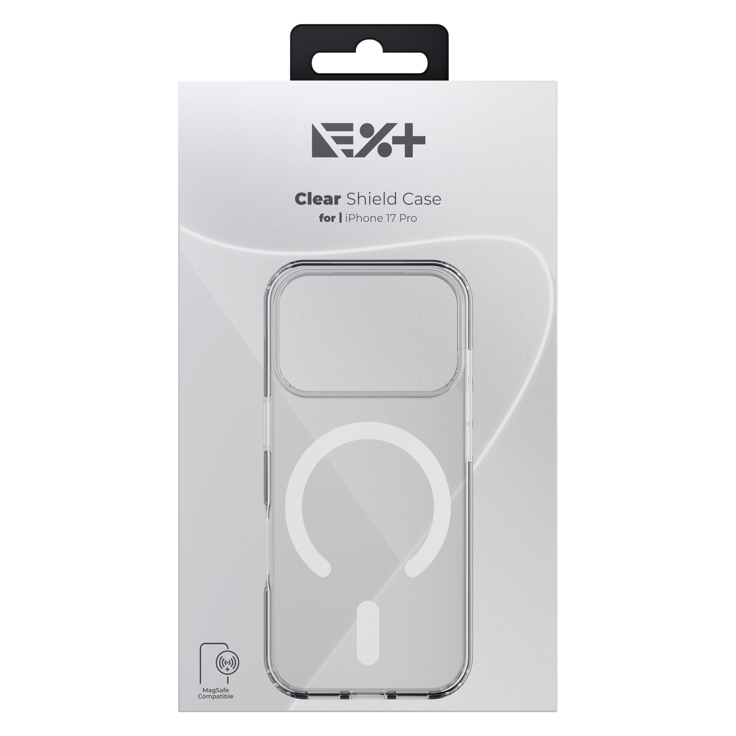 Husa de protectie NOA cu MagSafe pentru iPhone 17 Pro, Transparent
