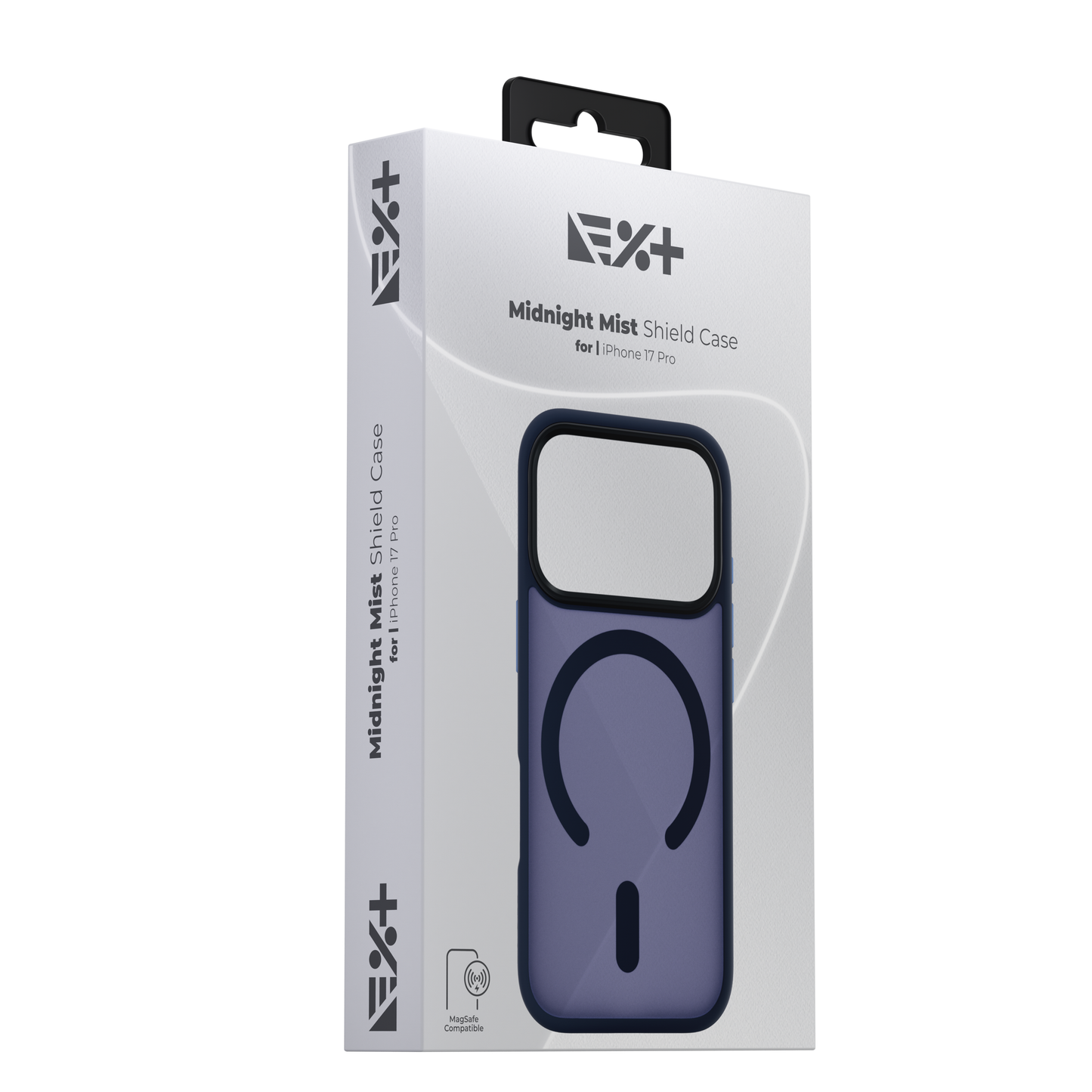 Husa de protectie NOA Mist Shield cu MagSafe pentru iPhone 17 Pro, Albastru