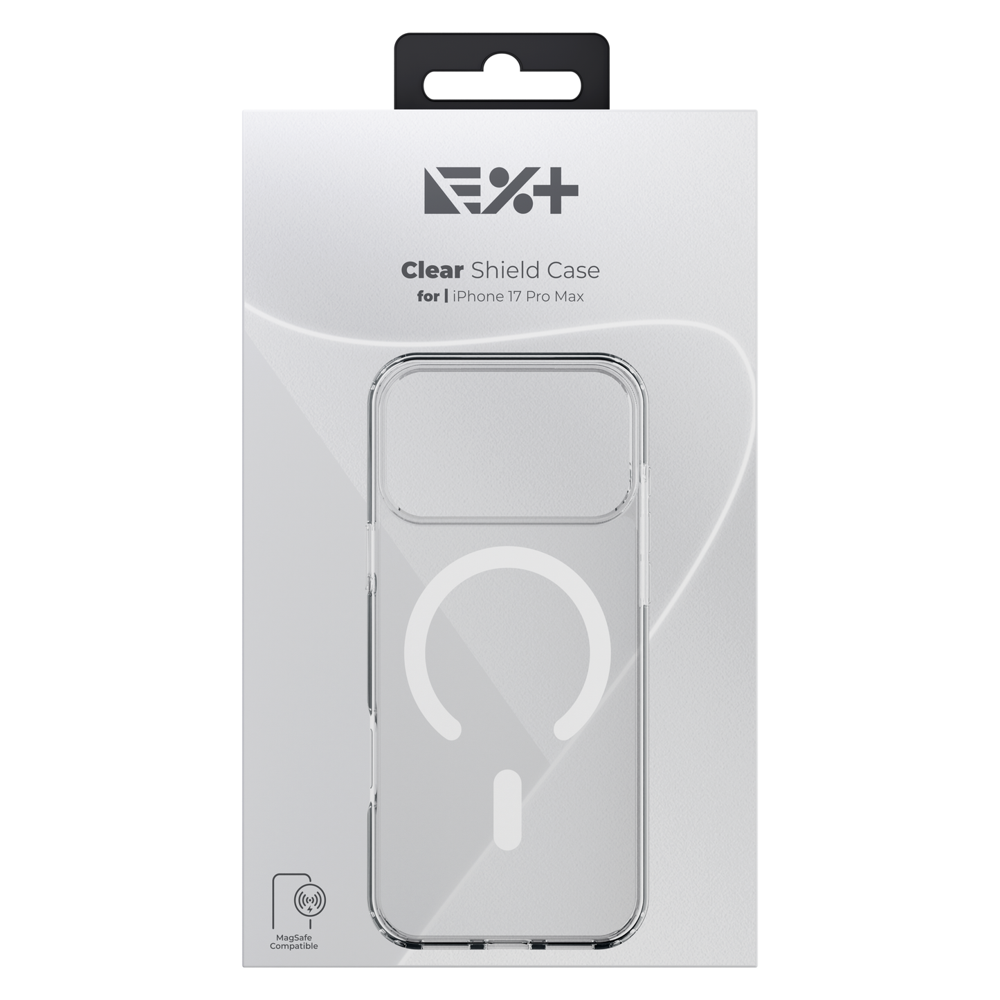 Husa de protectie NOA cu MagSafe pentru iPhone 17 Pro Max, Transparent