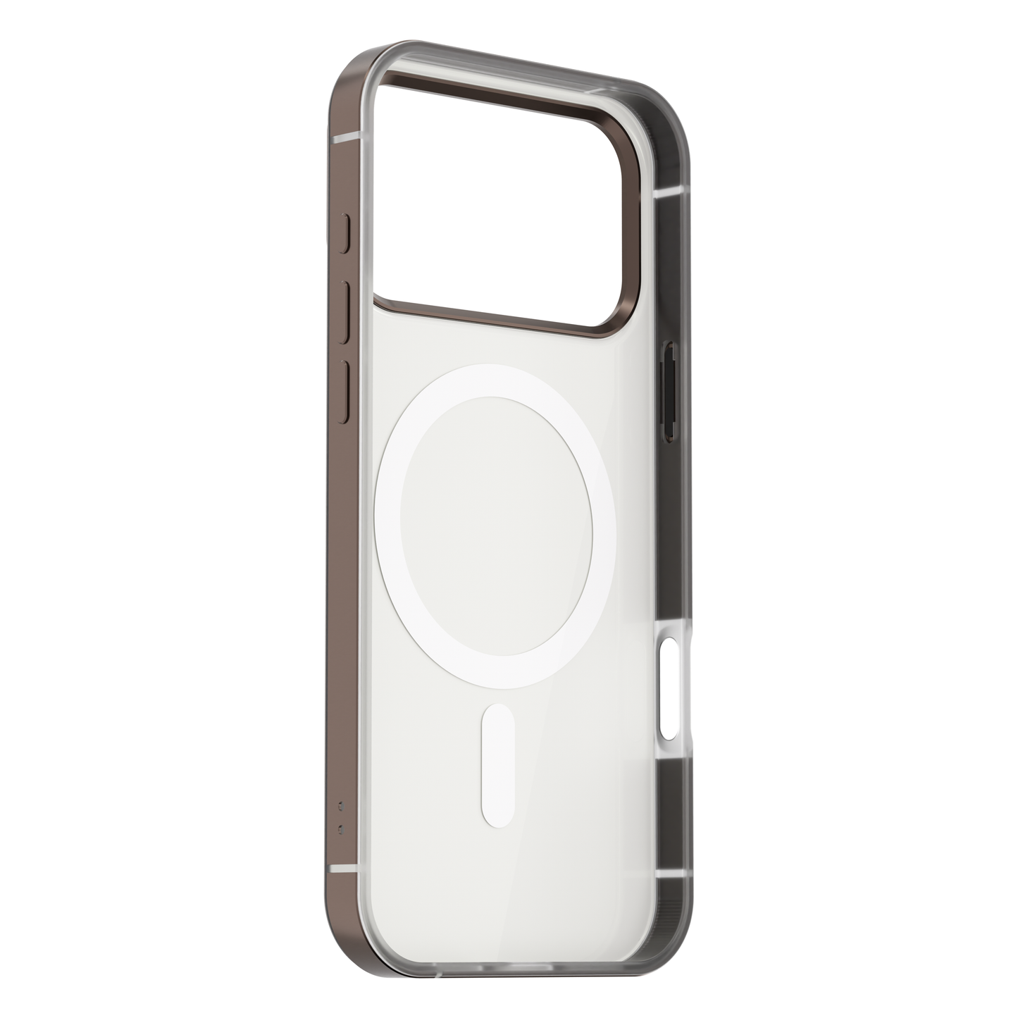 Husa de protectie NOA Hibrid pentru iPhone 17 Pro Max, MagSafe, Roz Cupru