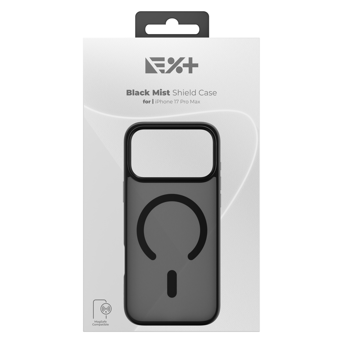 Husa de protectie NOA Mist Shield cu MagSafe pentru iPhone 17 Pro Max, Negru
