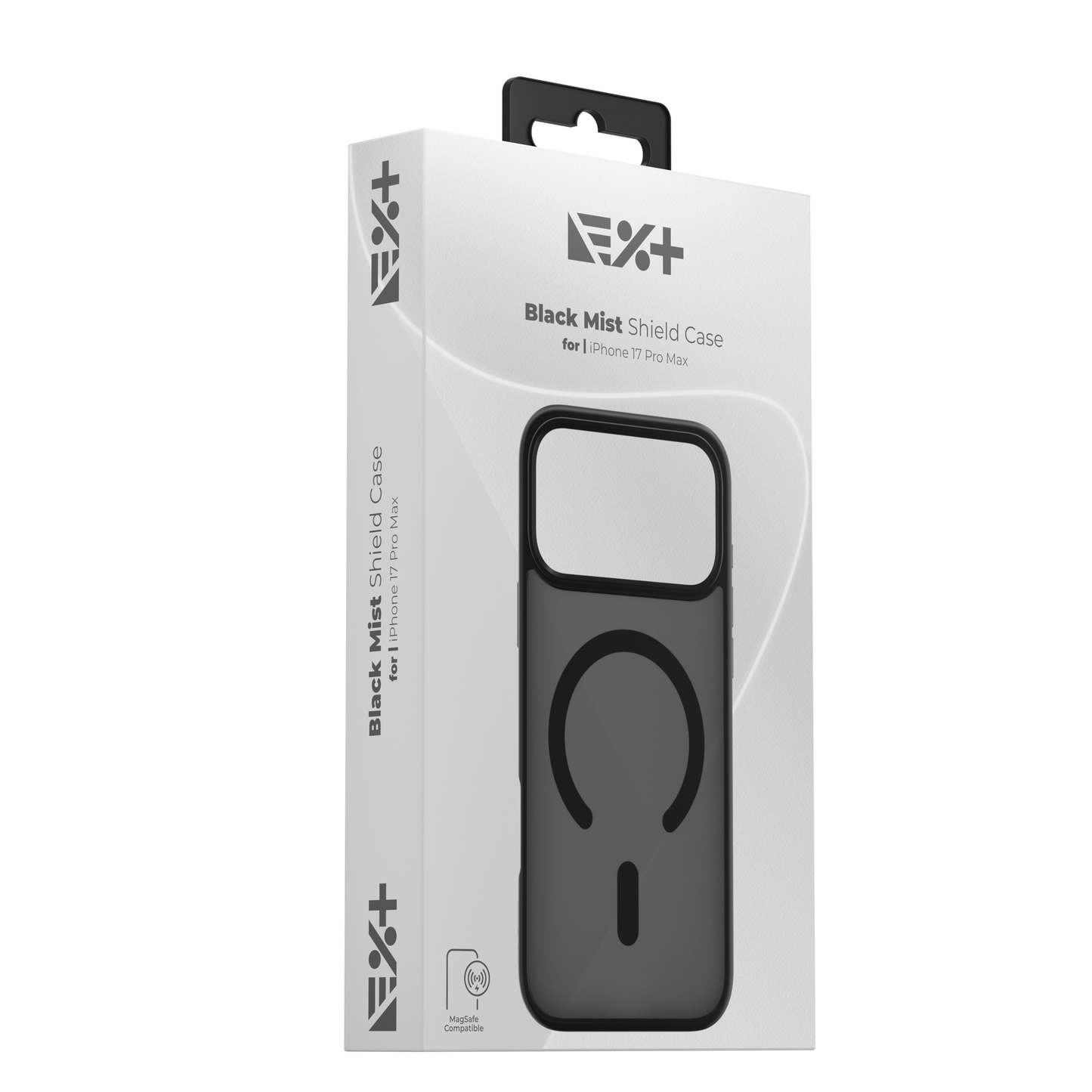 Husa de protectie NOA Mist Shield cu MagSafe pentru iPhone 17 Pro Max, Negru