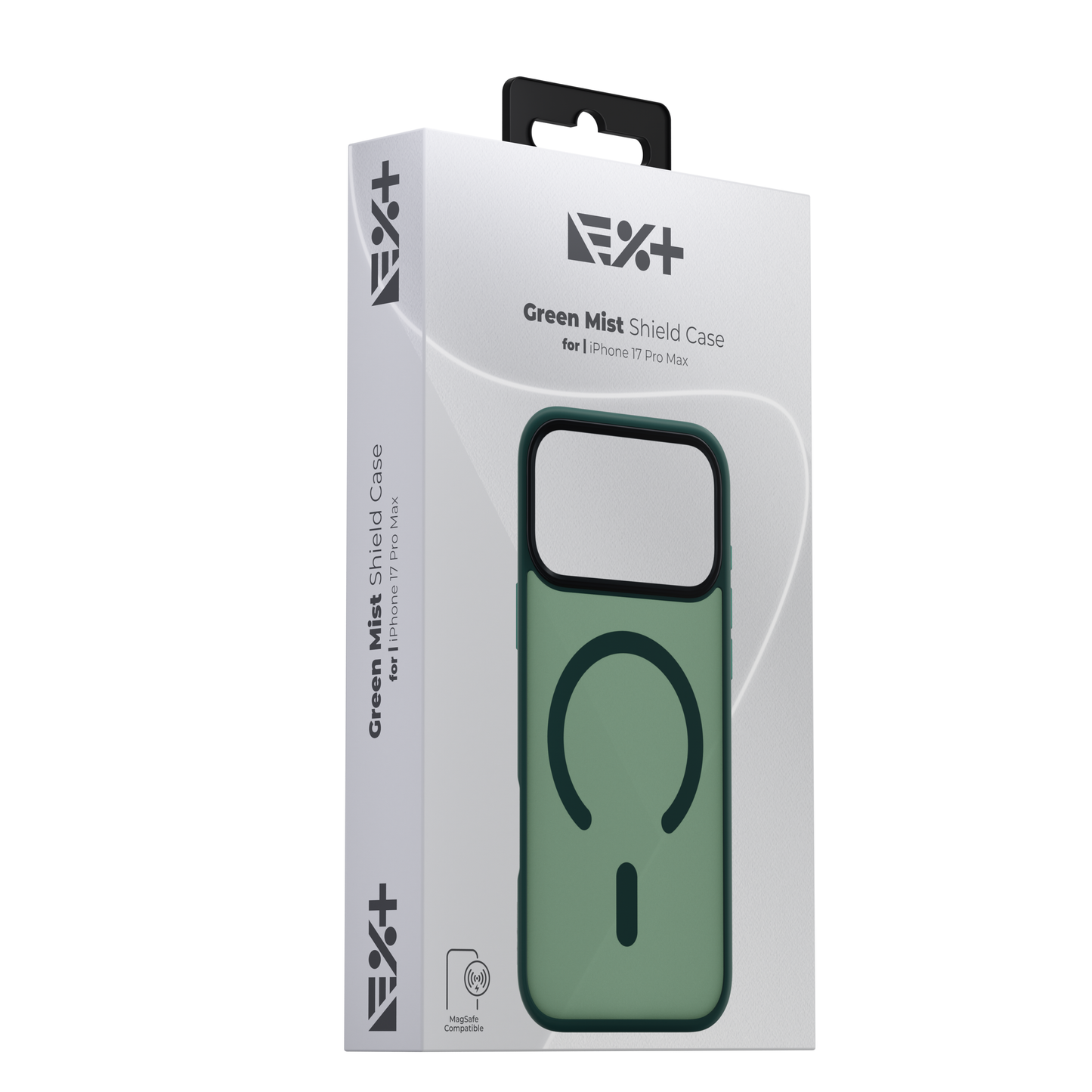 Husa de protectie NOA Mist Shield cu MagSafe pentru iPhone 17 Pro Max, Gri