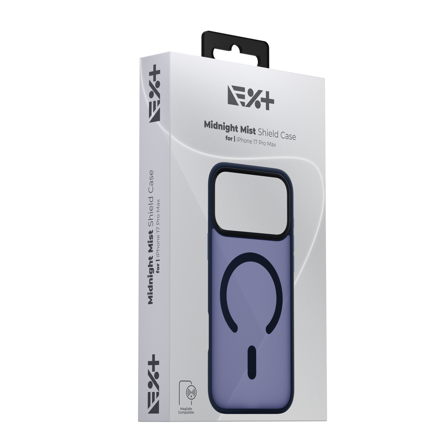 Husa de protectie NOA Mist Shield cu MagSafe pentru iPhone 17 Pro Max, Albastru