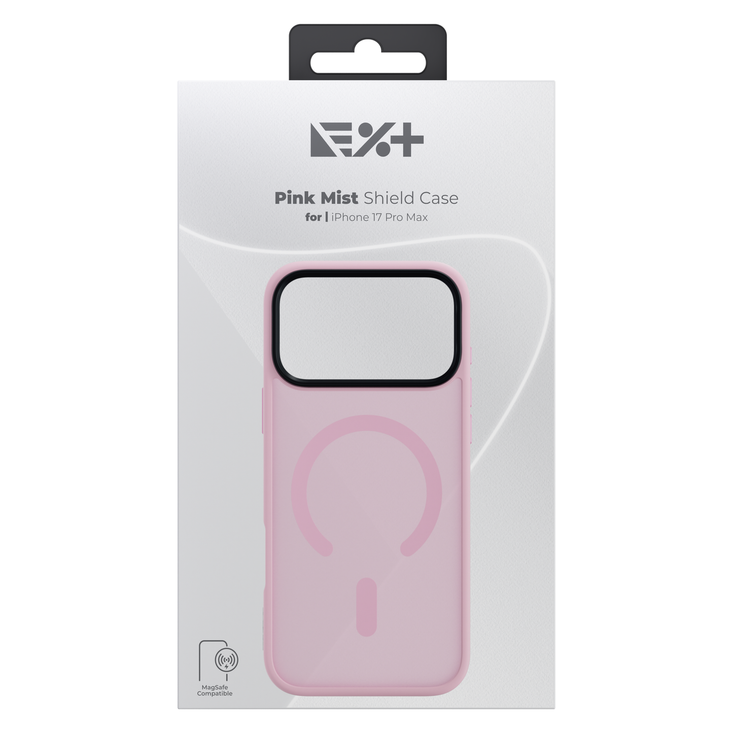 Husa de protectie NOA Mist Shield cu MagSafe pentru iPhone 17 Pro Max, Roz