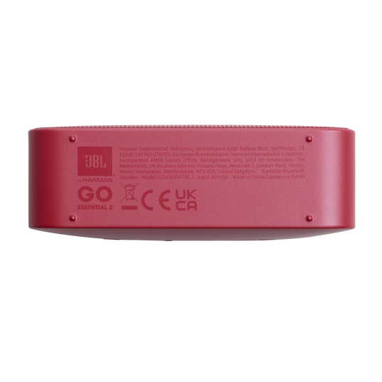 Boxa portabila JBL Go Essential 2, Bluetooth, IP67, Autonomie 5 ore, Rosu
