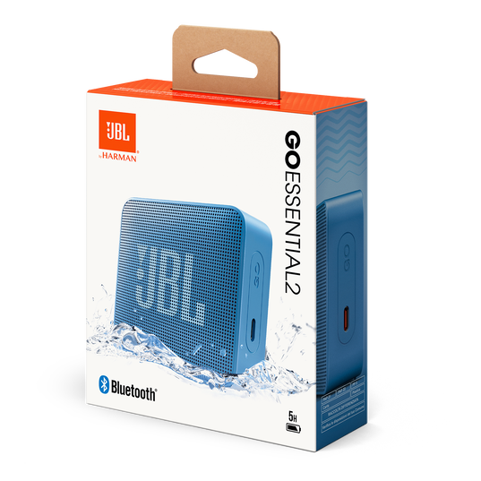 Boxa portabila JBL Go Essential 2, Bluetooth, IP67, Autonomie 5 ore, Albastru